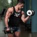 BEAST RAGE Weight Lifting Straps - Padded Wrist Support for Gym Bodybuilding - Non Slip Dumbbell Bar Wraps for Power Deadlift - Advanced Grips for Heavy Duty Exercise - Black - Buy Online on SooperMarket.com