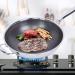 DELURA Stainless Steel Breakfast Pan Cooking Tools Kitchen Supplies Frying Baking Pan Cooking Pot Kitchen Utensils Cookware 32cm - Buy Online on SooperMarket.com