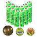 1.2v AA NIMH 900mah Rechargeable Batteries 12 Pack Double A Battery for Outdoor Solar Lights Led String Lights Pathway Garden Lamp