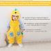 Doladola Baby Romper Dalmatian Animal Onesie | Toddler Jumpsuit Newborn Outfit 2-3.5 Years | Yellow Dinosaur Print - Buy Online on SooperMarket.com