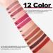 12 Colors Lip Gloss Set | Moisturizing Long-Lasting Waterproof Lip Oil & Glaze Makeup Kit - Buy Online on SooperMarket.com