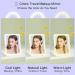 Rechargeable Travel Makeup Mirror with 10X Magnifying Mirror - Portable Lighted Cosmetic Mirror for Travel & Office - 3 Light Modes - Touch Screen Dimming - White - Buy Online on SooperMarket.com