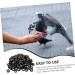Angoily 300 Pcs Pigeon Anklet Duck Oyster Shell for Pigeon Identification Ring Network Management Bayonet 1.3X1.3CMx3pcs Blackx3pcs - Buy Online on SooperMarket.com