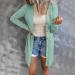 Long Shirt Outerwear Top Thin Warm Knitted Coat Women's Blouse V-Neck Shirt Tunic Long Women's Tunic Women's Shirt Casual Checked Shirt Women's Winter Chunky Knit Jacket G-green M - Buy Online on SooperMarket.com