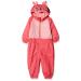 Regatta Children's Mudplay Iii Waterproof and Breathable Insulated Animal All-in-one Suit Size 12-18 Geranium/Pink Blossom