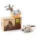Vealind Electronic Toy for Cats Interactive Cat Toy Bird Mouse with Sound 2 Pack