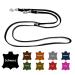 Dog liner Small dogs / large dogs 2m / 2.40m / 2.80m / 3.50m / 5m Double linen adjustable (2.40m x 15mm black) 2.40m x 15mm black