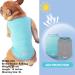 KYEESE 2 Pack Sun Protection Dog Shirts - Reflective Label Tank Top for Small Medium Dogs - Grey+Blue - Size 18 - Buy Online on SooperMarket.com
