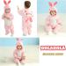 Doladola Baby Cartoon Animal Hooded Onesie Pajamas 18-24 Months - Rabbit Design - Buy Online on SooperMarket.com