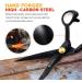 Premium 9-inch Fabric Scissors for Sewing - High Density Carbon Steel Shears with Bonus Measuring Tape for Fabric, Leather, and Metal Cutting - Buy Online on SooperMarket.com