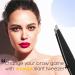 Wamza Slanted Eyebrow Tweezers for Women & Men - Stainless Steel Precision Hair Pluckers for Chin & Fine Hair - Black - 1 Pack - Buy Online on SooperMarket.com