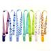 JZK 7 Pack Multicolor Silicone Baby Dummy Clip Rings + Pacifier Holder Straps for Boys | Mam Soothers | Baby Boy's Dummy Accessories - Buy Online on SooperMarket.com