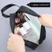 MAANGE Translucent Waterproof Toiletry Bag for Women Men - Travel Makeup Organizer in Black - Buy Online on SooperMarket.com