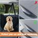 Peticon Waterproof Dog Car Seat Cover with Mesh Window - Nonslip, Scratchproof Hammock for Backseat - Fits Cars, Trucks, SUVs, Jeeps - Black - Buy Online on SooperMarket.com