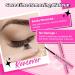 PRO Self Adhesive Eyelashes Kit - 120pcs Lash Clusters & Essentials | Easy Home Application | Lash Fixative Remover & Applicator Included - Begonia D-10-18mix - Buy Online on SooperMarket.com