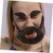 HAPINARY 1 Set Beard Dress up Brown Beard Pirate Cosplay Prop Grey Santa Claus Beard Gnome Beard Plush - Buy Online on SooperMarket.com