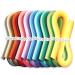 JUYA Multi-Color Paper Quilling Strips Set 60 Colors 10 Packs 54cm Length Paper Width 3mm (0.12 in)