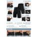 Waspornow Men's Cargo Shorts - 6 Pocket Summer Hiking & MTB Pants - Black Chino Stretch Bermuda - Buy Online on SooperMarket.com