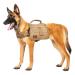 OneTigris Dog Backpack Camping Hiking Tear Dog Backpack for M/L Size Dogs (M Brown) M Brown