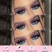Geeneiya Dense 8D Mink Fluffy Cat Eye Lashes Pack for Long, Thick Volume - Look Like Extensions - Buy Online on SooperMarket.com