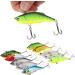 Sougayilang Minnow Fishing Lures Crankbaits Set - 10PCS Trout Bass Perch Hard Baits Swimbaits for Topwater Fishing - Style-B - Buy Online on SooperMarket.com