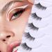 Natural Look Wispy 3/4 False Eyelashes - Handmade Soft Reusable Lashes Pack - Buy Online on SooperMarket.com
