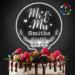 LED Personalised Wedding Cake Toppers 7 Colour Changes Light Up Cake Topper Wedding Bride and Groom Anniversary Cake Toppers MR & MRS Wedding Cake Decorations with Any Name(Design 1) - Buy Online on SooperMarket.com