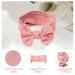 Uwiyo 6-Pack Baby Turban Headband Set | Soft Nylon Flower Loop Hairbands for Newborns & Toddlers - Buy Online on SooperMarket.com