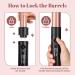 5-in-1 Curling Iron Set - Dual Voltage Interchangeable Curling Wand with 3 Barrel Crimper & 4 Curling Irons - LED Temp Control for All Hair Types - Includes Glove & Clips - Buy Online on SooperMarket.com