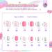 SAVILAND 168Pcs Press on Nails - Kids Nail Art | Glitter Gradient Stick on Nails for Girls Ages 8-12 | Short Acrylic Tips in Blue Pink White Silver - Buy Online on SooperMarket.com