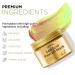 24K Gold Peel Off Mask | Anti-Aging Firming Face Mask with Hyaluronic Acid & Collagen | Deep Cleansing Moisturizing Removes Blackheads | 120g - Buy Online on SooperMarket.com