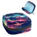 Anna Cowper Nebula Planets Sanitary Napkin Storage Bag Feminine Menstrual Cup Pouches Nursing Pad Holder Tampon Bags Portable Period Bag for Women Teen Girls 1Pcs Multi-colored 10