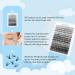 D-Mix 20D+40D+50D Cluster Lashes D Curl 10-18mm - 300 Pcs Individual Eyelash Clusters for DIY Lash Extension - Natural Volume Look - Easy to Apply at Home - Buy Online on SooperMarket.com