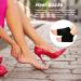 Naapesi Gel Heel Socks - Moisturizing Foot Care Spa Socks for Dry Cracks & Plantar Fasciitis - Open Toe Soft & Ventilated Black - Buy Online on SooperMarket.com