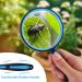 Premium 10X Magnifying Glass Large Magnifying Glass for Kids Seniors Magnifying Glasses for Close Work Loupe Magnifier for Reading 3 Inch Magnifying Lens Rubber Handle with Hole Design - Buy Online on SooperMarket.com
