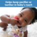 Dr. Brown's Baby Pacifier 0-6m with Soft Lovey Sloth and Teether - Pink - Buy Online on SooperMarket.com