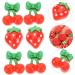FRCOLOR Pack of 60 Nail Art Accessories Gothic Home Decor Charms Lip Gloss Nail Art Charm Nail Decorations for Nail Art Manual Fruit Slices Fruit Strawberry 3D Cut Cherry Resin Red - Buy Online on SooperMarket.com
