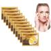 10 Pairs Crystal Collagen 24k Gold Under Eye Gel Pad Face Mask Anti Aging Wrinkle for Dark Circles Anti Wrinkle Puffy Eyes Skincare Hydrating Soothing