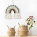 Rainbow Macrame Wall Hanging for Nursery Decor - Handmade Cotton Tassel for Kids Room (Beige) - Buy Online on SooperMarket.com