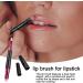 Retractable Lip Brush Concealer Makeup | Lipstick blending brush | Retractable lip brush | Precision lip brush | Lipstick applicator brush | Lip Brush For Lipstick | Gold Retractable Lip Makeup Brush - Buy Online on SooperMarket.com
