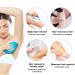 DRESSE Crystal Hair Eraser - Painless Exfoliation & Magic Hair Removal Tool for Women and Men - Sky Blue - Buy Online on SooperMarket.com