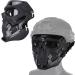 Airsoft Full Face Tactical Paintball Mask - Clear Lens for Halloween, Cosplay & CS Games - Buy Online on SooperMarket.com