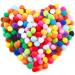 Caydo 400 Pieces 1 Inch Pompoms - 20 Colors for Crafts and DIY Projects - Buy Online on SooperMarket.com