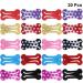 STOBOK 20pcs Mini Pet Hair Clip Bone-Shaped Snap Bows for Dogs and Cats - Grooming Topknot Bows for Parties and Birthdays - Random Color - Buy Online on SooperMarket.com
