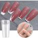 One Piece Clear Silicone Jelly Stamper With Scraper Clear Nail Art Jelly Stamper Nail Art Stamping Stamper for Manicure Tools Nail Art Stamper Scraper for DIY Nail Decor Stamper - Buy Online on SooperMarket.com