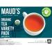 Maud's 8 Blend Organic Tea Variety Pack 48ct | Solar Energy produced Green, Black, Peppermint, Chai, Matcha, Jasmine, Chamomile Lavender, English Breakfast & Earl Grey | Eco-Friendly Tea Sampler - Buy Online on SooperMarket.com