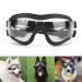NAMSAN Dog Goggles Transparent Pet Sunglasses Waterproof Windproof Eye Protection for Large/Medium Dog Clear