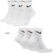 Nike Everyday Cushion Ankle Training Socks (3 Pack) - White/Black, Medium Size - Buy Online on SooperMarket.com