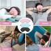 WLLHYF 3 Pcs Silk Sleep Mask Set - Soft Silk Eye Cover Blindfold with Elastic Strap - Night Blocking Out Light Eyeshade - Adjustable Travel Nap Sleep Eye Mask for Men and Women (Black Pink Blue) - Buy Online on SooperMarket.com