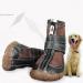 FLAdorepet Large Dog Waterproof Martin Boots - Pack of 4 Brown Shoes for Pitbull & Golden Retriever - Buy Online on SooperMarket.com